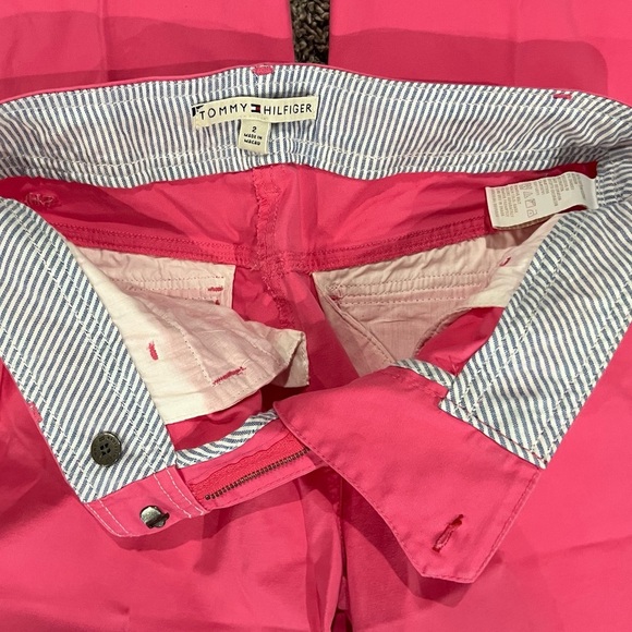 5/$25 Tommy Hilfiger hot pink trouser pants, size 2 - Picture 7 of 11